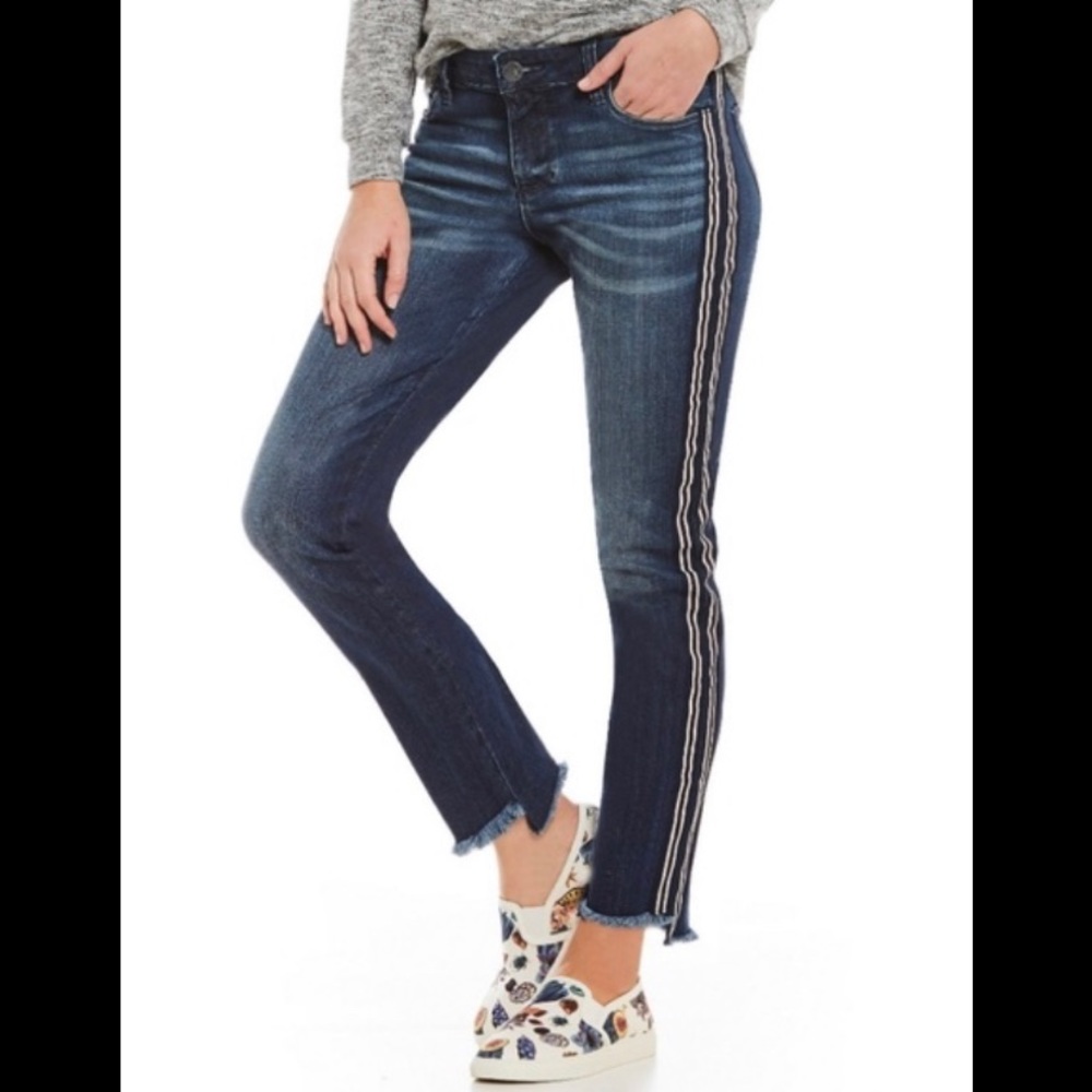 Kut From the Kloth Skinny Side Stripe Jeans
